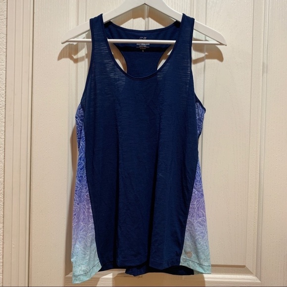 VINEYARD Vines Performance Tank Top Small Blue EUC - Picture 1 of 4